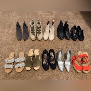 Lot of 10 pair of shoes